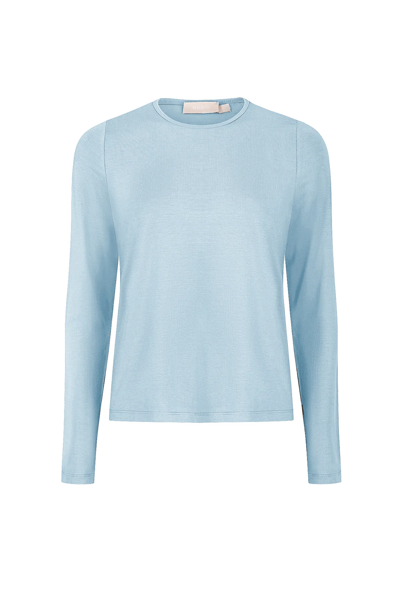 Longsleeve z wiskozy / 14 / 08 / frozen blue - Image 6