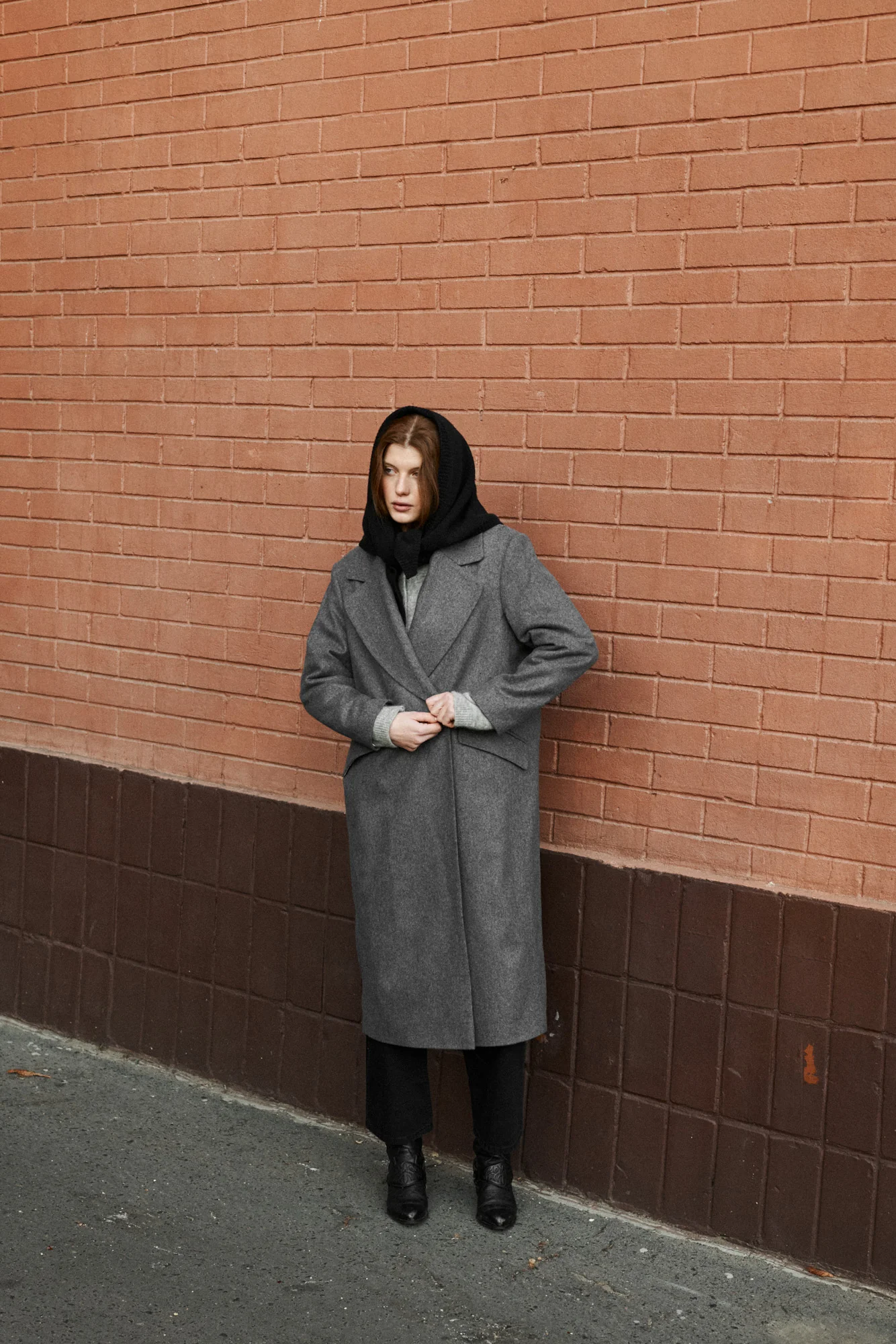 Płaszcz z wełną / 18 / 15 / stone grey - Image 7