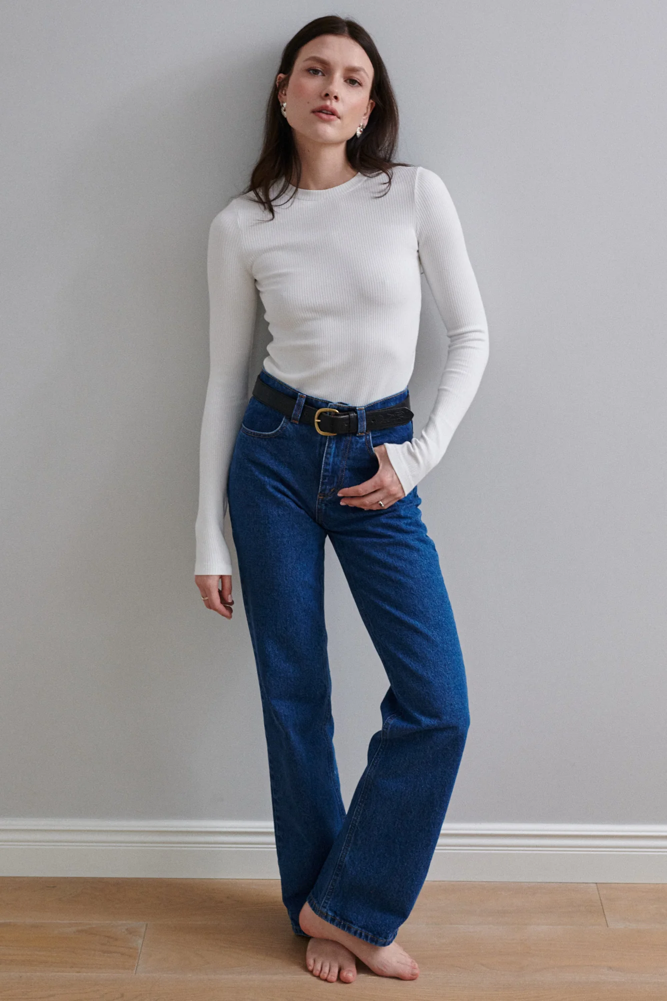 Spodnie jeansowe z bawełny z recyklingu / 05 / 18 / medium indigo - Image 5