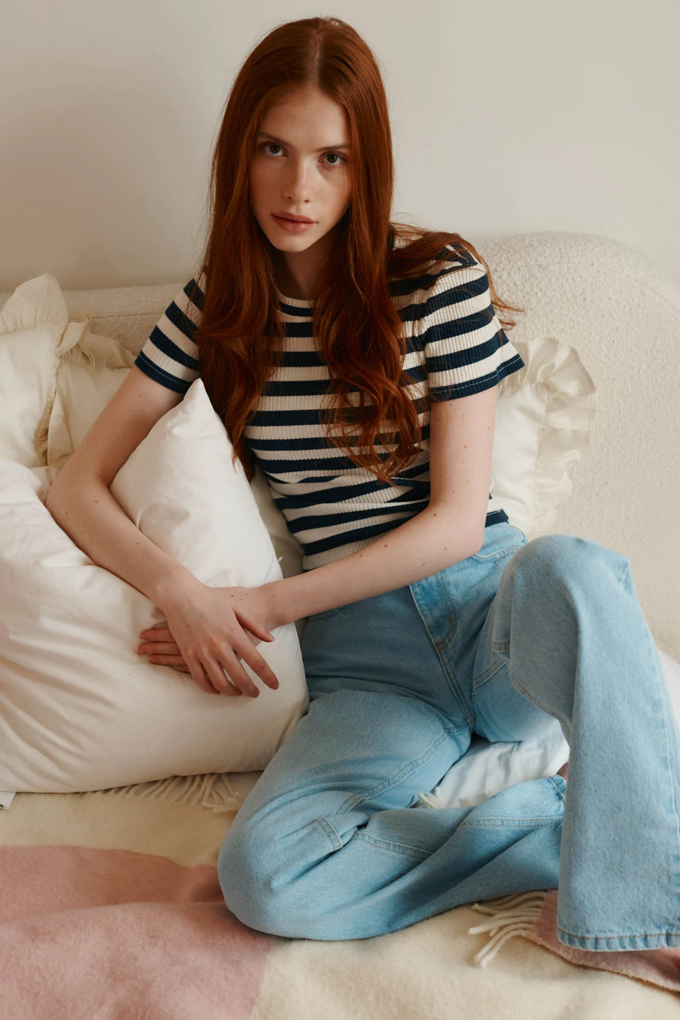 T-shirt z bawełny / 13 / 04 / navy stripes - Image 4